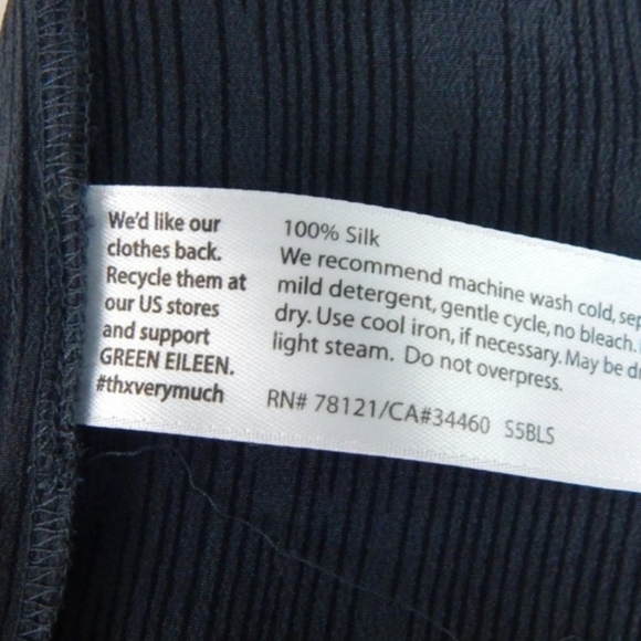 Eileen Fisher Silk Zip Front Mini Dress - Picture 5 of 7